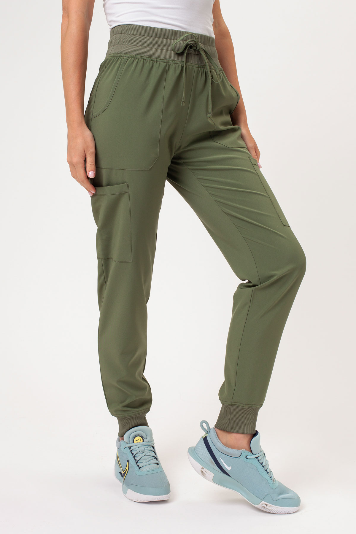 Dámská lékařská souprava Dickies EDS Essentials Jogger olivková-8