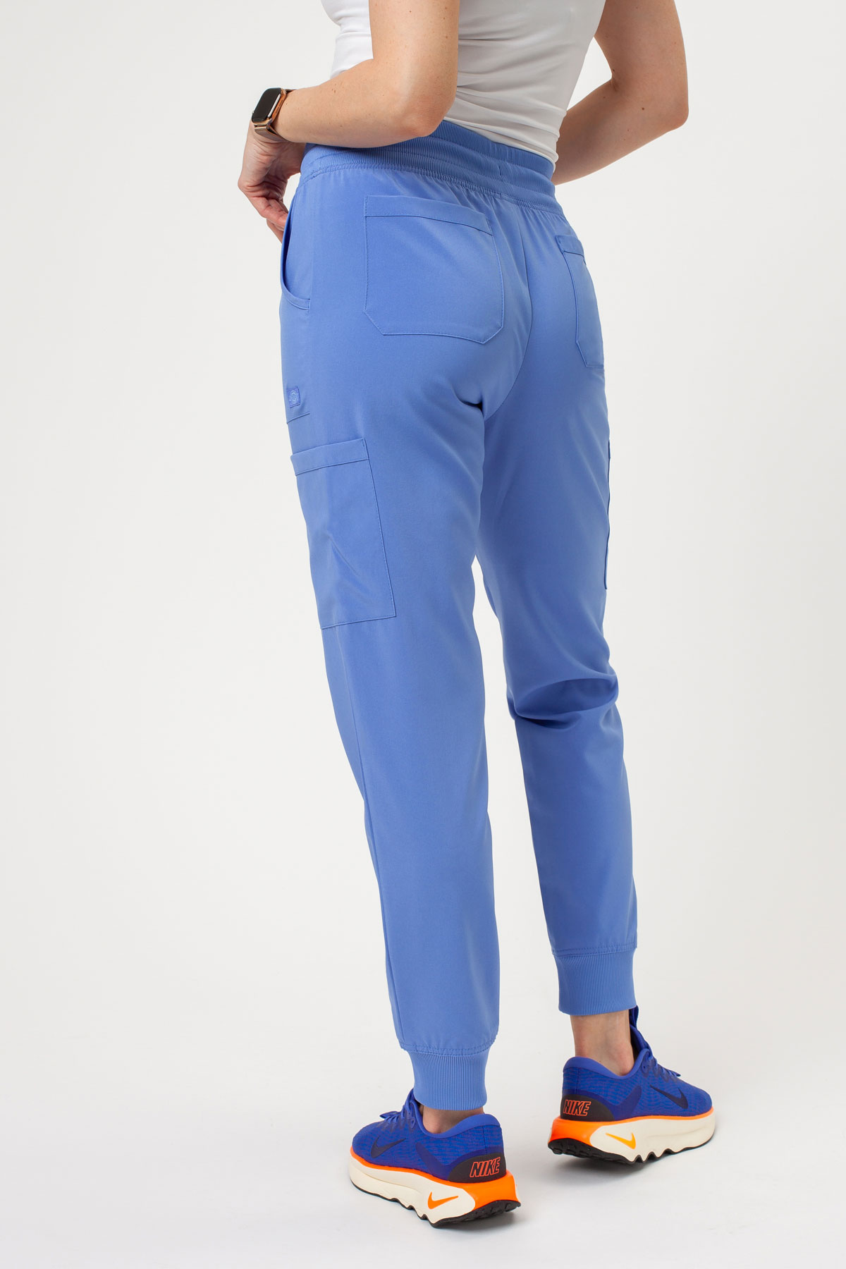 Dámské lékařské kalhoty Dickies EDS Essentials Mid Rise Jogger klasicky modré-1