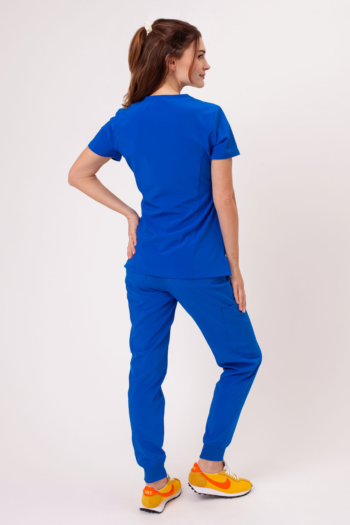 Dámská lékařská halena Dickies EDS Essentials V-Neck královsky modrá-6
