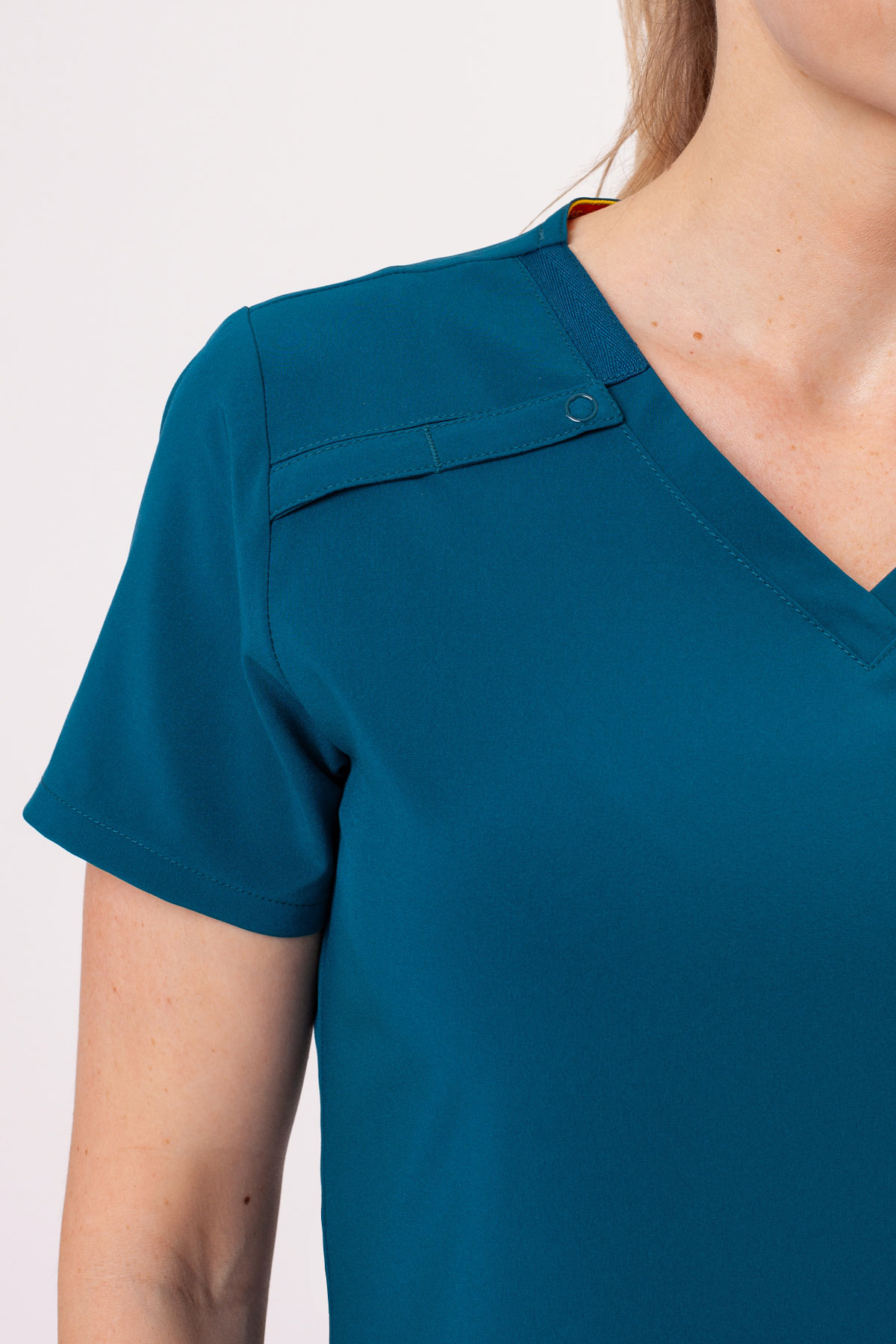Dámská lékařská halena Dickies EDS Essentials V-Neck karaibsky modrá-2