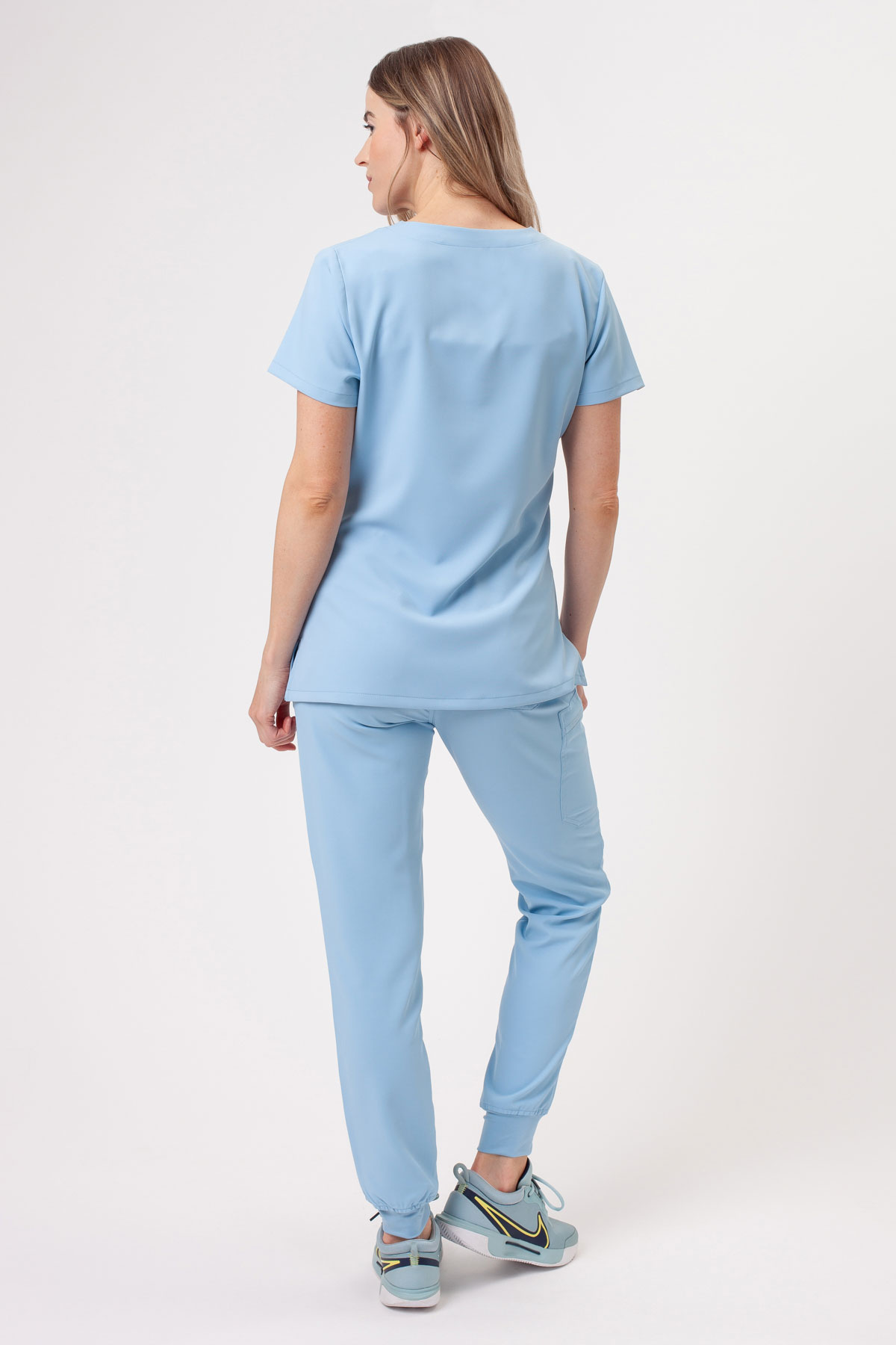 Dámské lékařské kalhoty Sunrise Lite Fit jogger modré-8