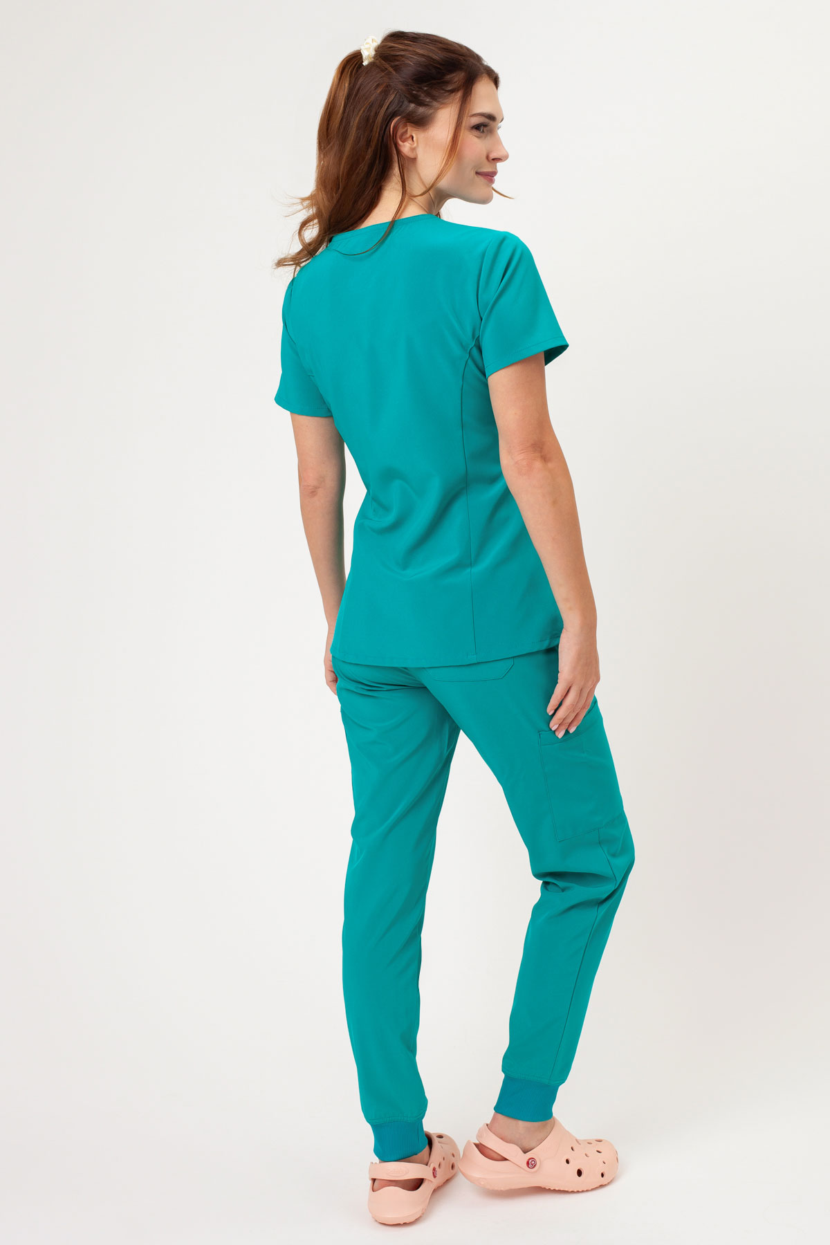 Dámská lékařská halena Dickies EDS Essentials V-Neck mořsky modrá-6