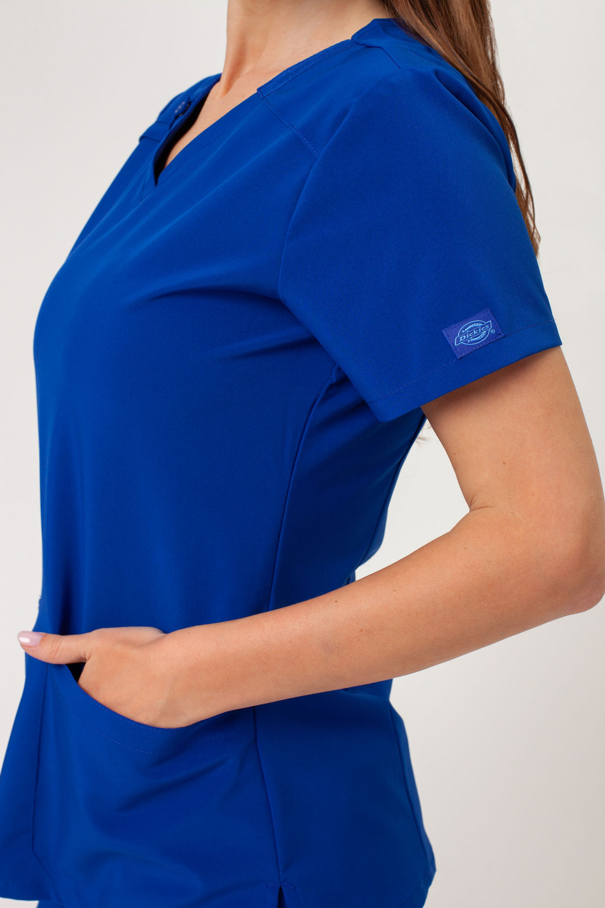 Dámská lékařská halena Dickies EDS Essentials V-Neck tmavo modrá-5