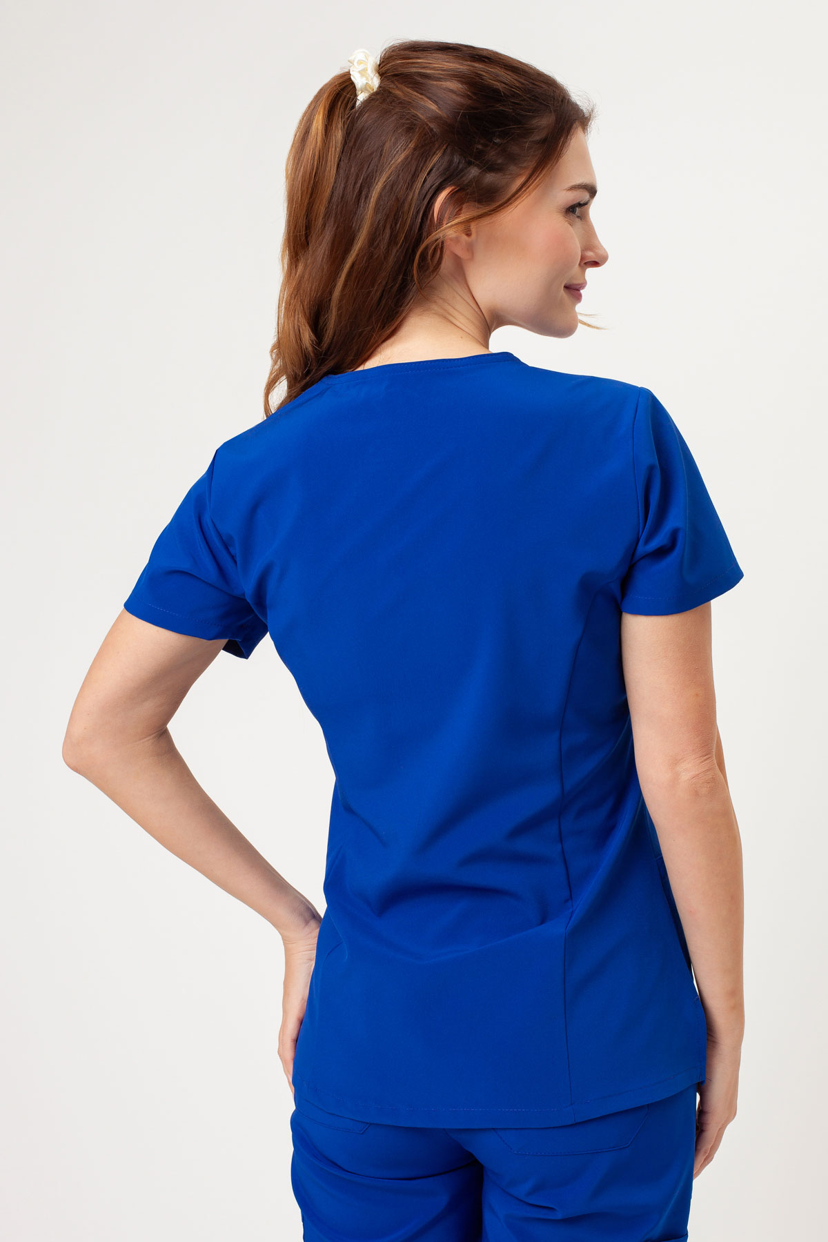 Dámská lékařská halena Dickies EDS Essentials V-Neck tmavo modrá-2