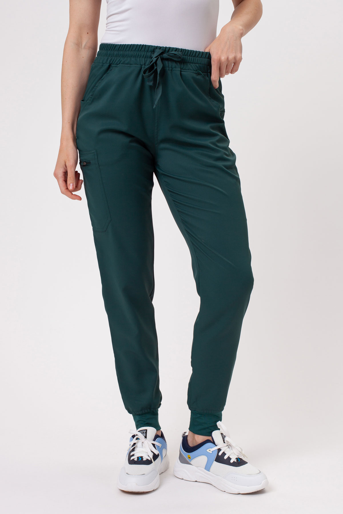 Dámská lékařská souprava Sunrise Lite Fit jogger tmavě zelená-7