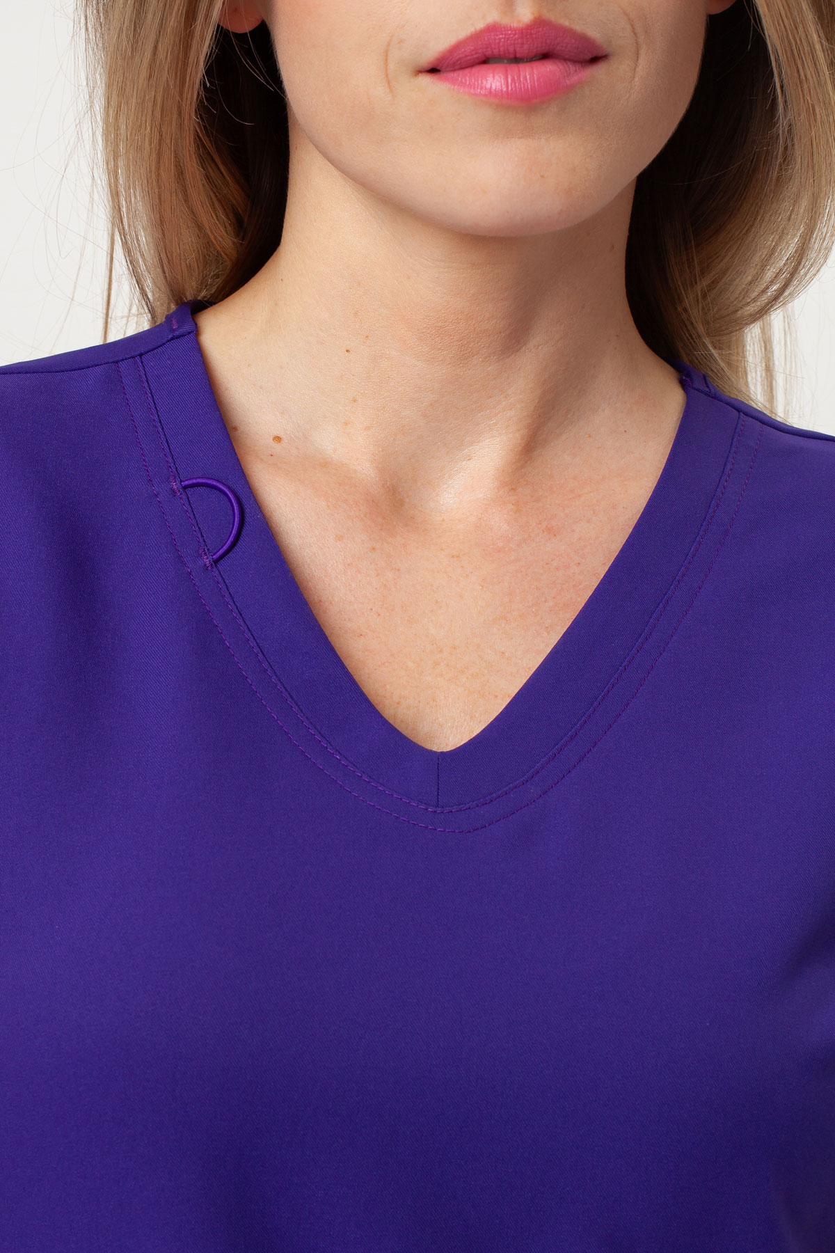 Dámská lékařská halena Cherokee Ultra V-neck Top fialová-3