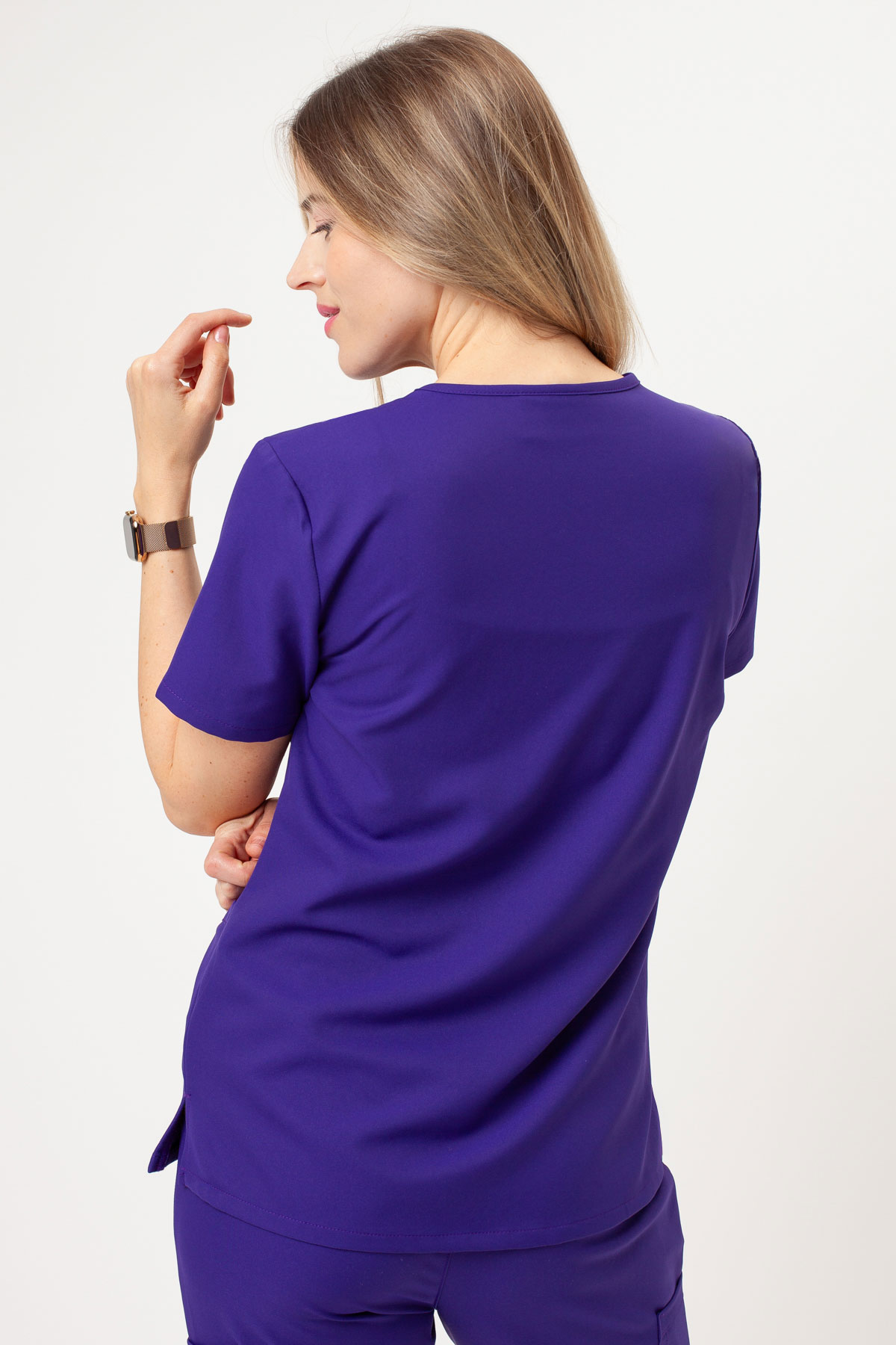Dámská lékařská halena Cherokee Ultra V-neck Top fialová-2