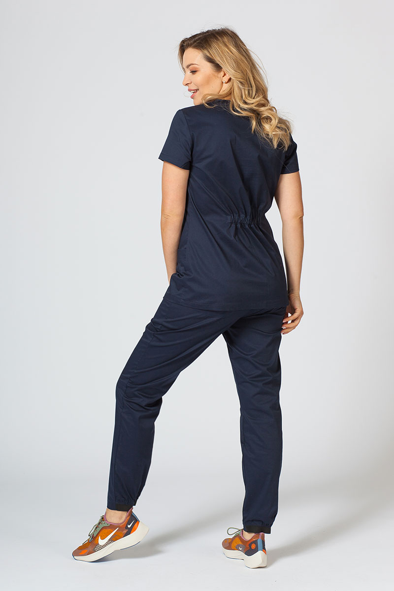 Dámská lékařská halena Sunrise Uniforms Fit (elastická), námořnická modř-6