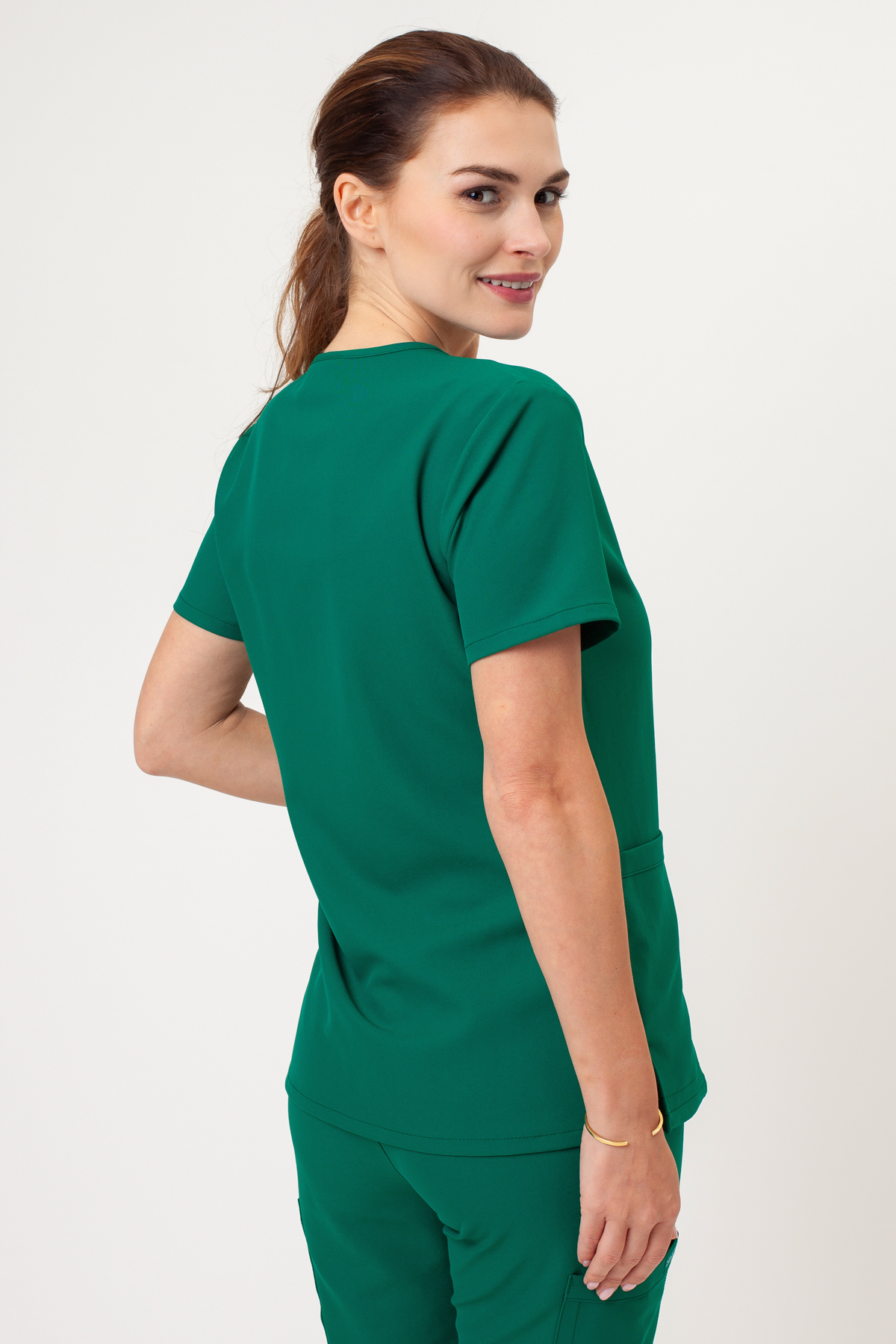 Dámská lékařská souprava Cherokee Ultra V-neck zelená-4