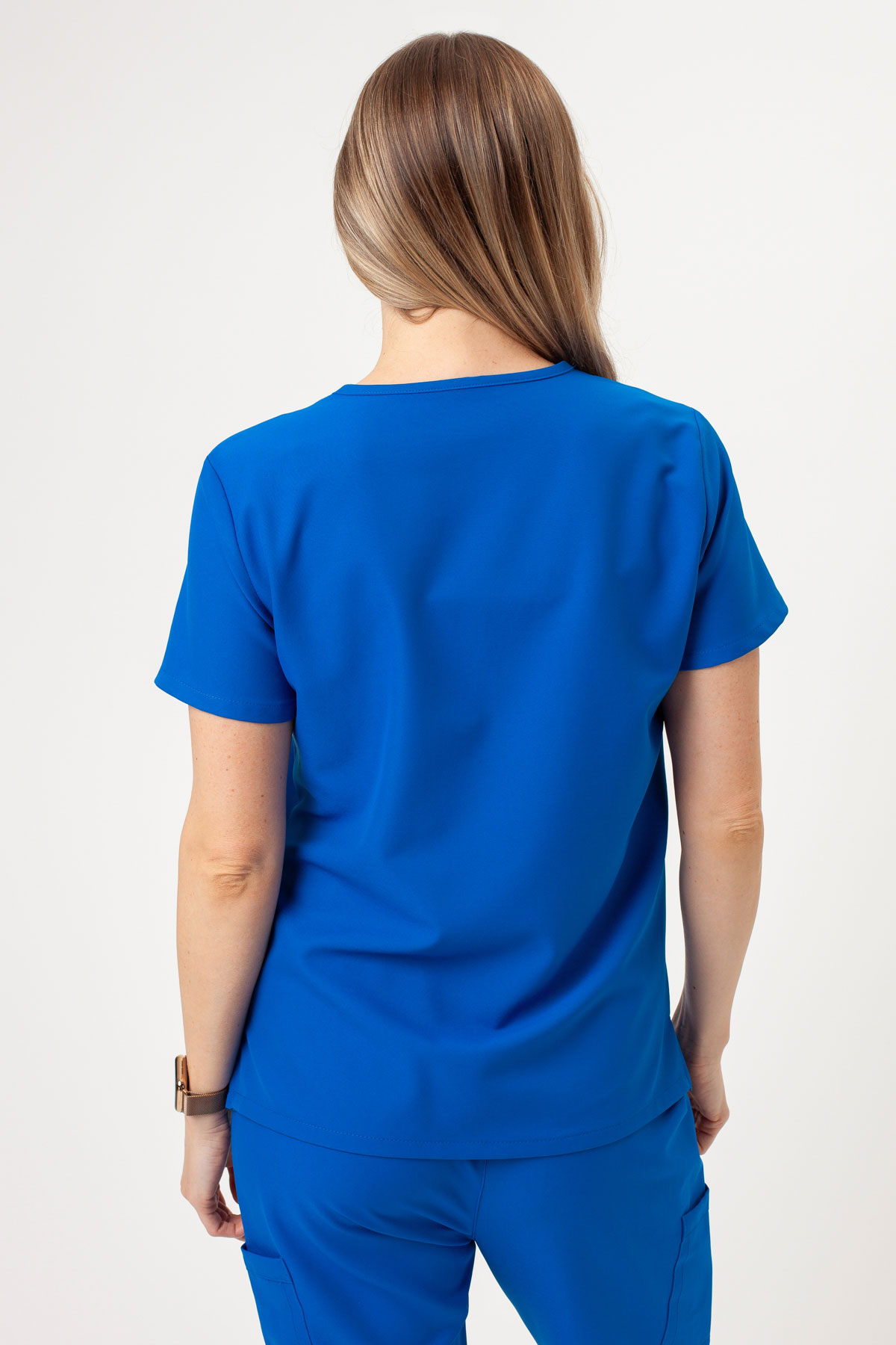 Dámská lékařská souprava Cherokee Ultra V-neck královsky modrá-4