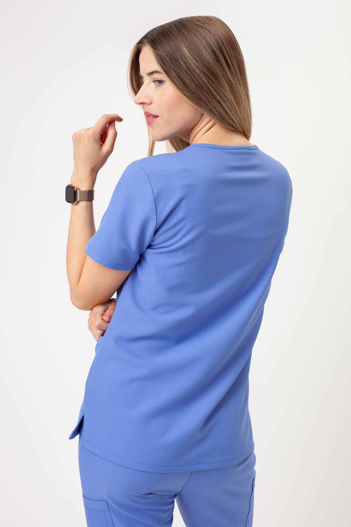 Dámská lékařská halena Cherokee Ultra V-neck Top klasicky modrá-1