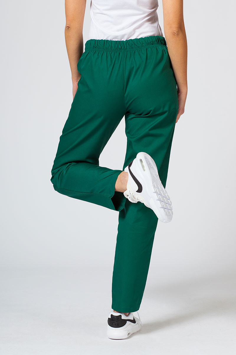 Univerzální lékařské kalhoty Sunrise Uniforms tmavě zelená-1