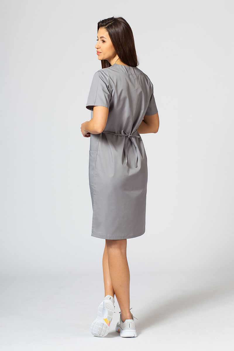 Lékařské jednoduché šaty Sunrise Uniforms šedé-1