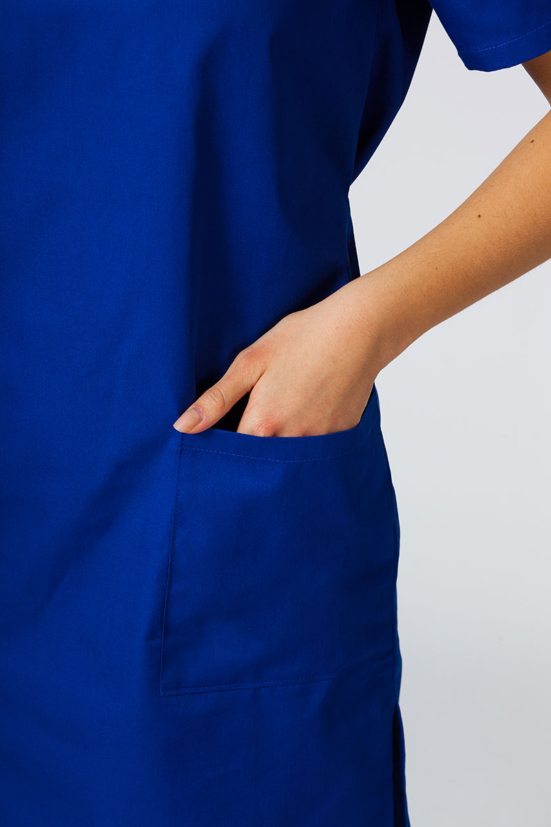 Lékařské jednoduché šaty Sunrise Uniforms tmávě modré-3