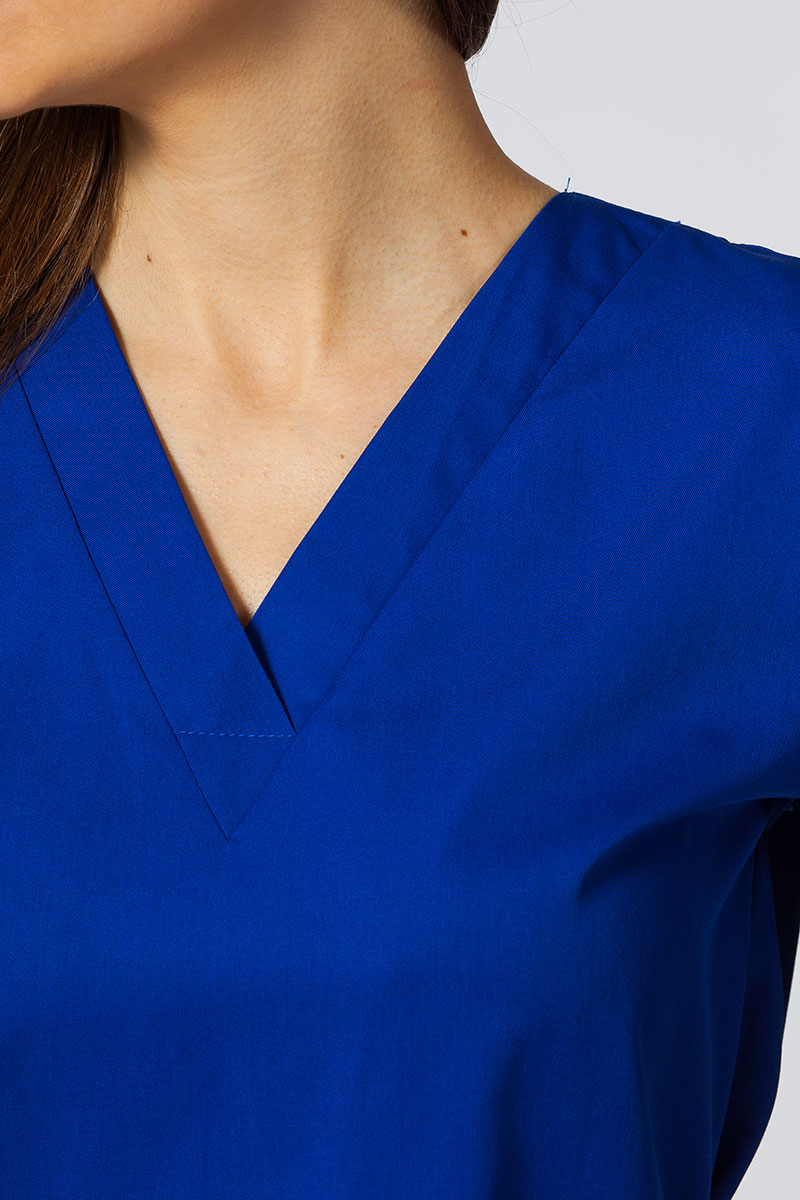 Lékařské jednoduché šaty Sunrise Uniforms tmávě modré-2