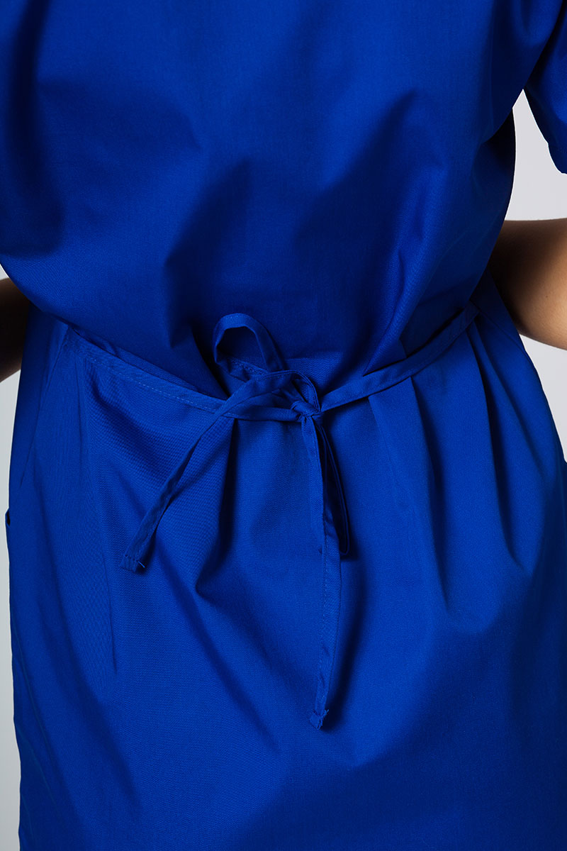 Lékařské jednoduché šaty Sunrise Uniforms tmávě modré-4