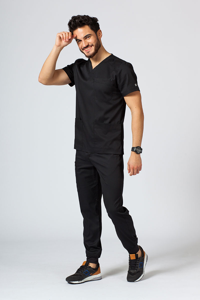 Lékařské kalhoty Maevn Matrix Men jogger černé-6