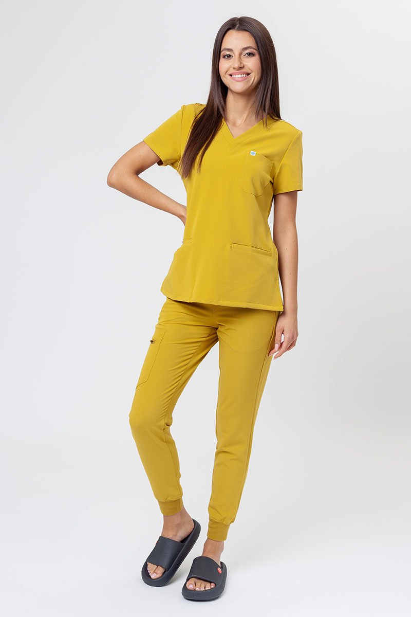 Dámské lékařské kalhoty Uniforms World 518GTK™ Avant Phillip žluté-6