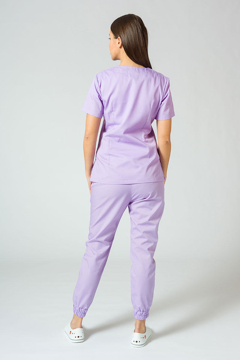 Lékařské kalhoty Sunrise Uniforms Easy jogger levandulové-4