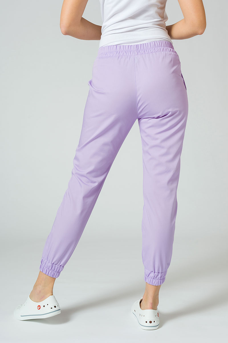 Lékařské kalhoty Sunrise Uniforms Easy jogger levandulové-1