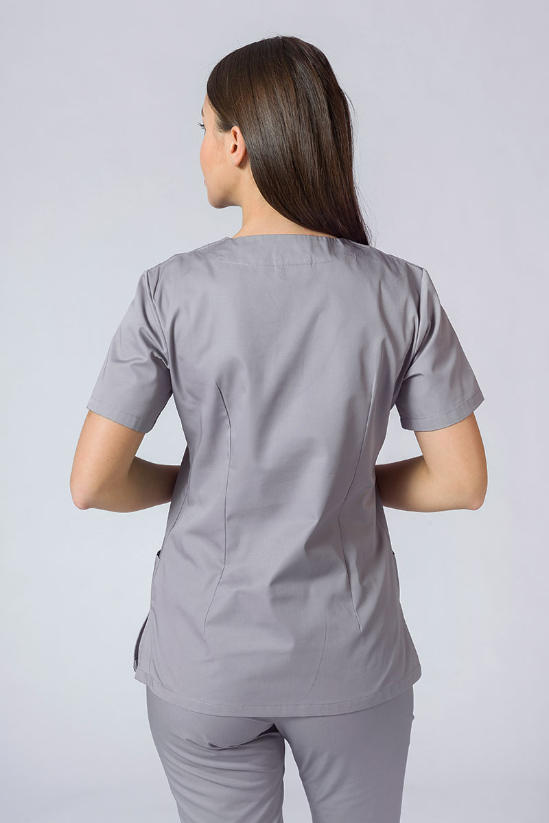 Lékařská souprava Sunrise Uniforms Basic Jogger šedá (s kalhotami Easy)-3