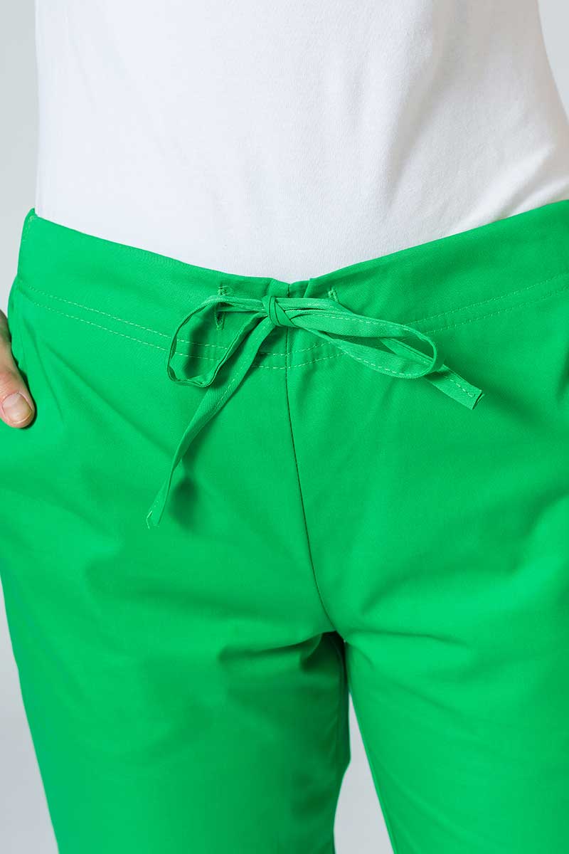 Dámské lékařské kalhoty Sunrise Uniforms Basic Regular zelené jablko-5