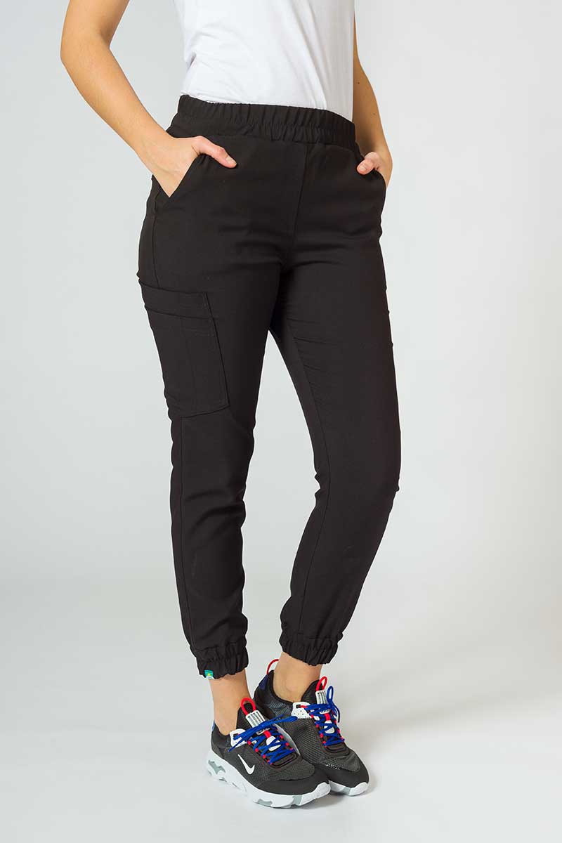 Lékařská souprava Sunrise Uniforms Premium (halena Joy, kalhoty Chill) černá-6