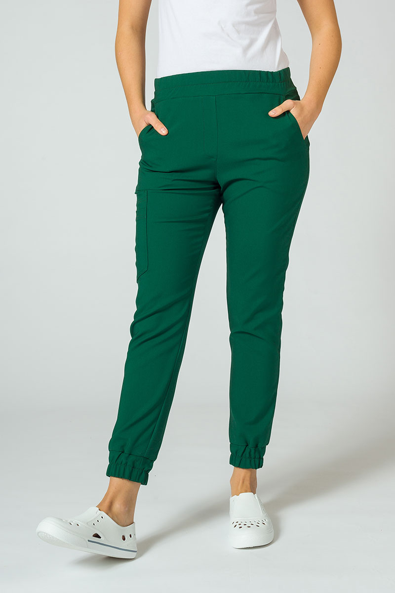 Lékařská souprava Sunrise Uniforms Premium (halena Joy, kalhoty Chill) tmavě zelená-8
