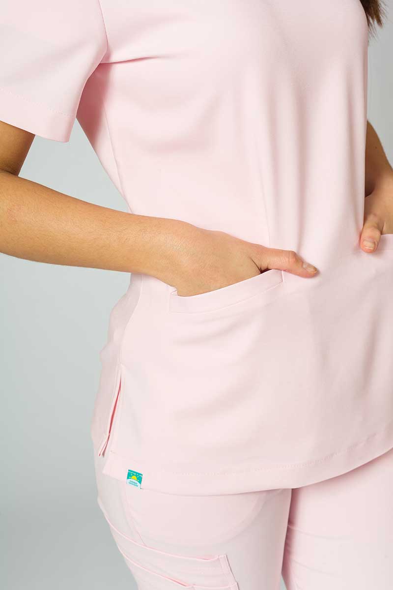 Lékařská halena Sunrise Uniforms Premium Joy pastelově růžová-7
