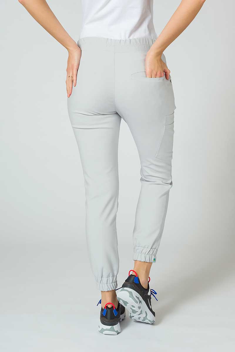 Dámské kalhoty Sunrise Uniforms Premium Chill jogger světle šedá-1