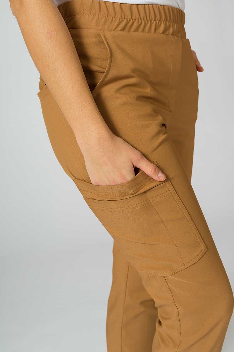 Dámské kalhoty Sunrise Uniforms Premium Chill jogger hnědé-6