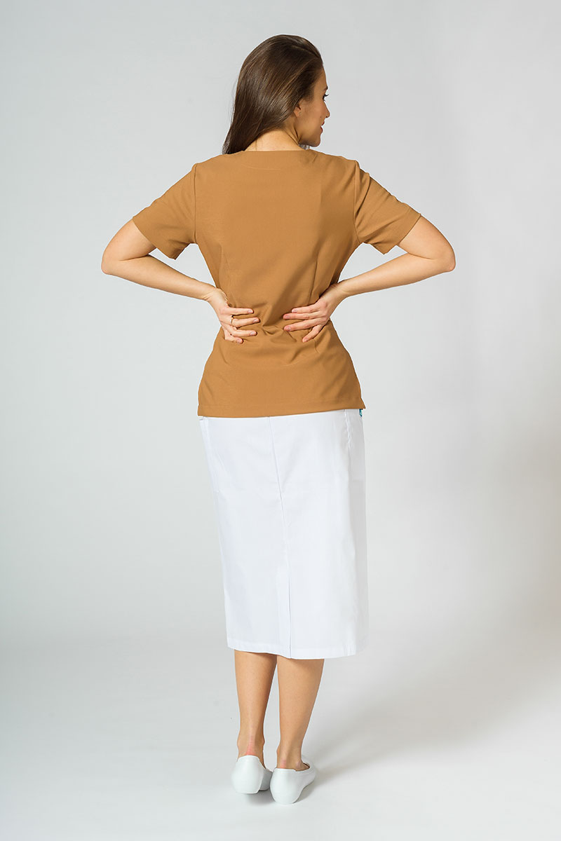 Zdravotnická sukně s kapsami Adar Uniforms Cargo bílá-2