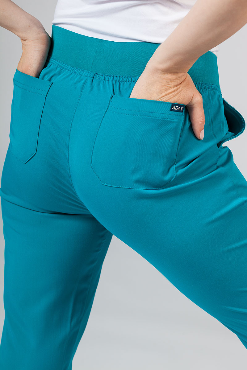 Dámské kalhoty Adar Uniforms Leg Yoga mořsky modré-5
