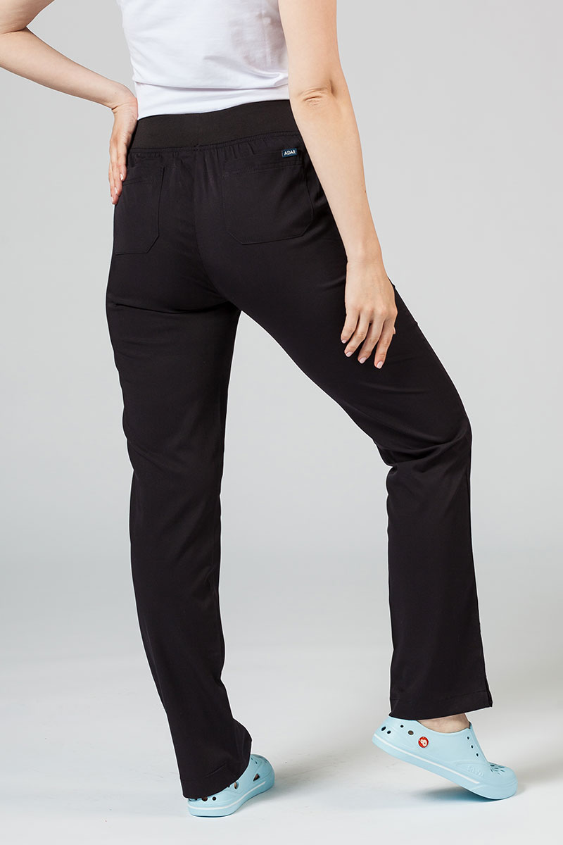 Dámské kalhoty Adar Uniforms Leg Yoga černé-4