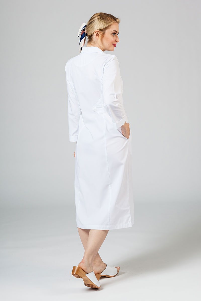 Dámské zdravotní šaty Adar Uniforms Collar bílé-3
