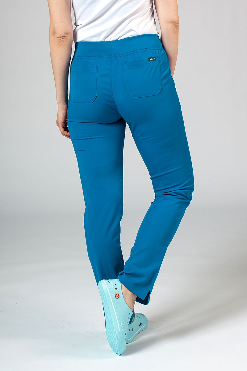 Dámské kalhoty Adar Uniforms Leg Yoga královsky modré-2