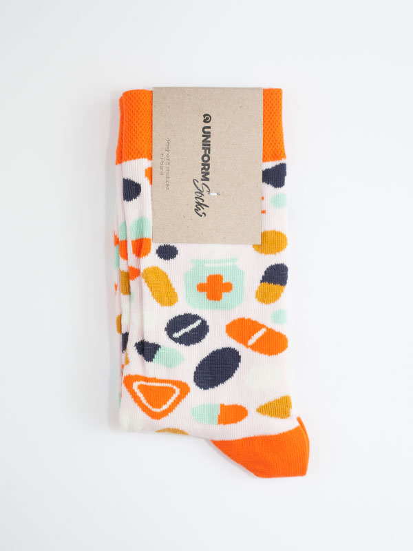 Barevné ponožky Take Your Meds - UniformSocks-3
