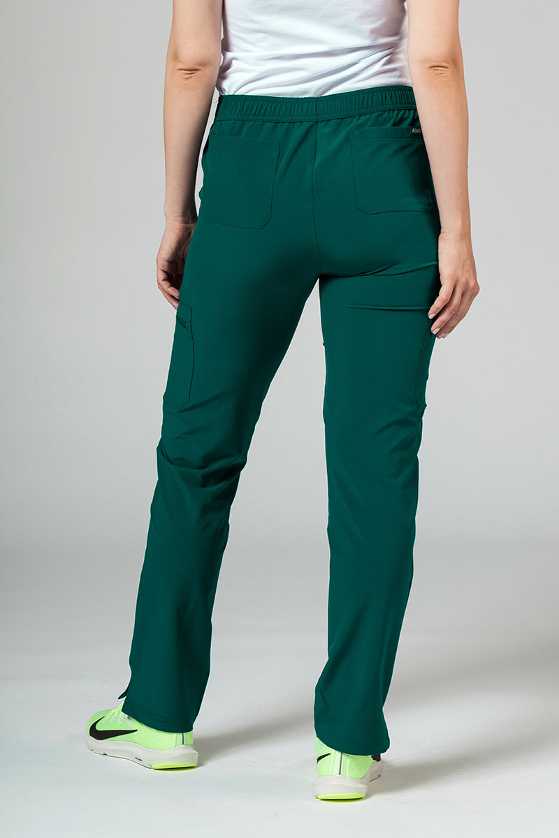 Dámské kalhoty Adar Uniforms Skinny Leg Cargo tmavě zelené-1