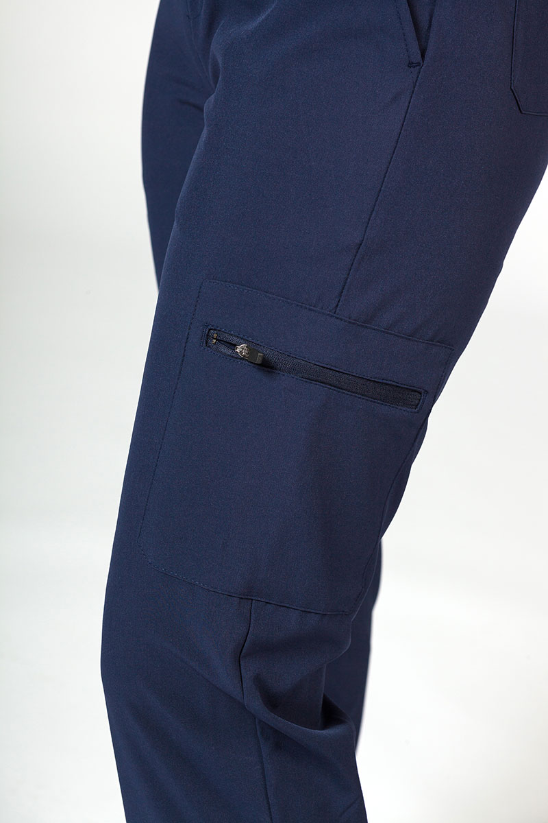 Dámské kalhoty Adar Uniforms Skinny Leg Cargo námořnická modř-7