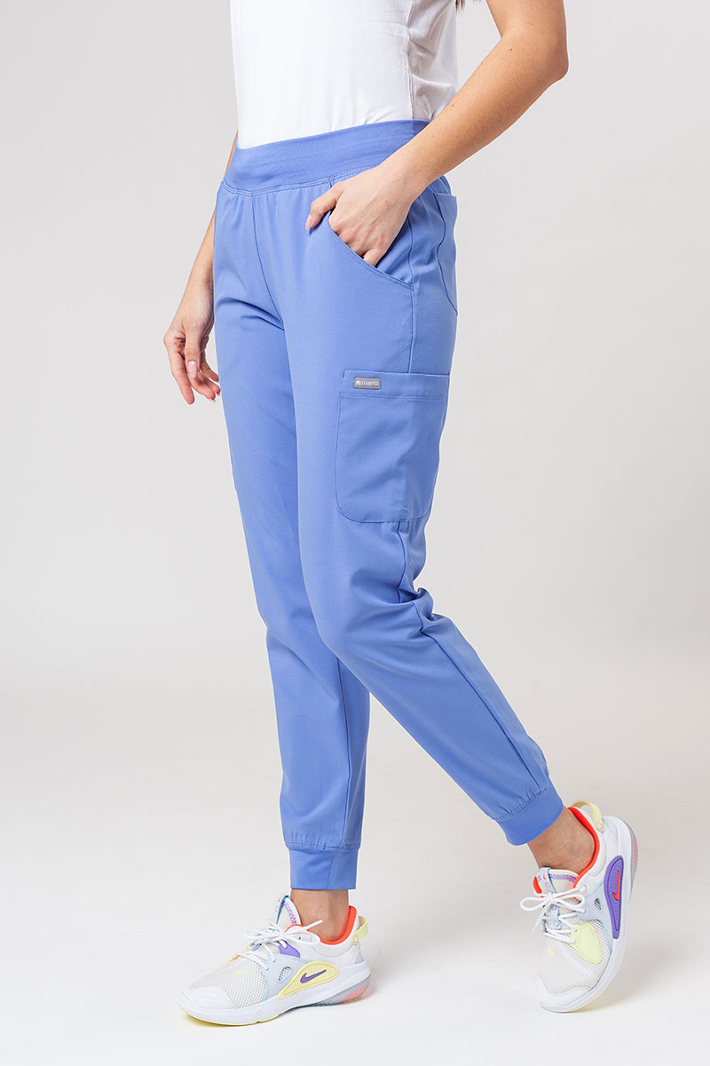 Lékařská dámská souprava Maevn Momentum (halena Asymetric, kalhoty jogger) klasicky modrá-7