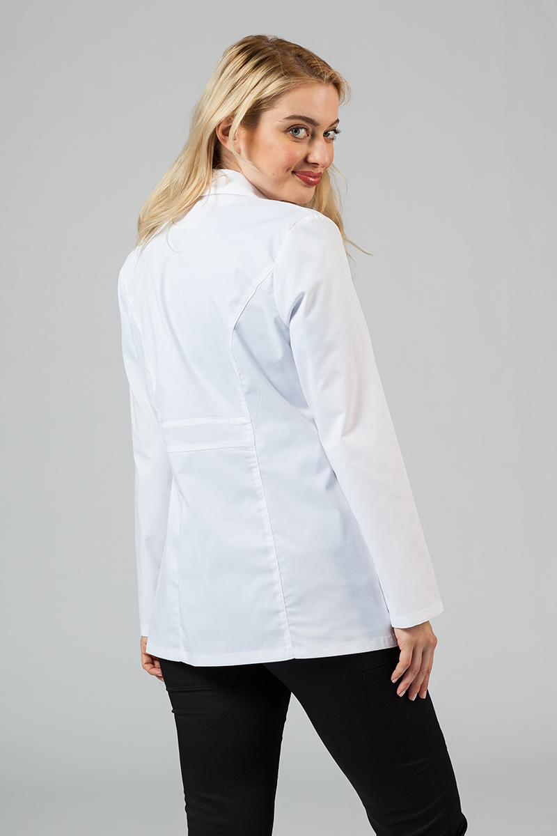Lékařský plášť Adar Uniforms Tab-Waist krátký bílý (elastický)-3