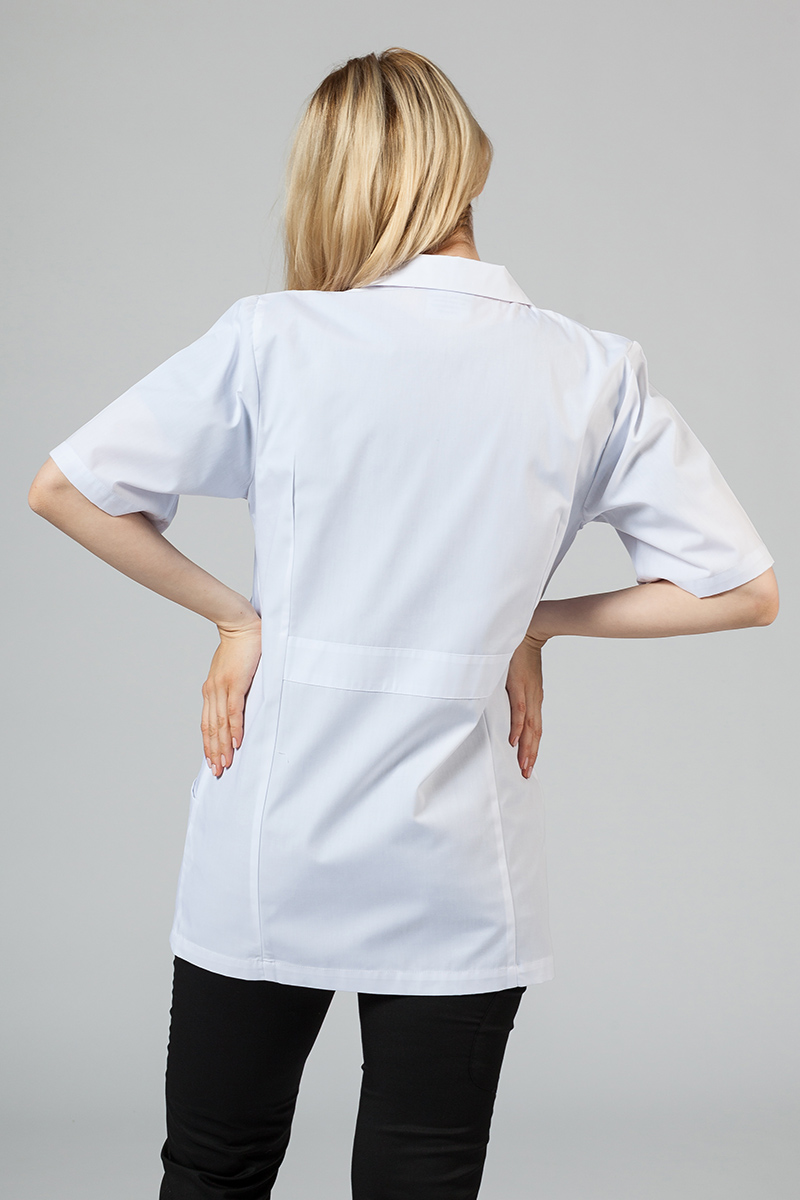 Lékařský plášť Adar Uniforms Consultation (krátký rukáv) bílý-1