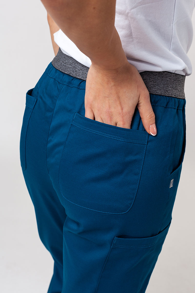 Dámské lékařské kalhoty Maevn Matrix semi-jogger karaibsky modré-4
