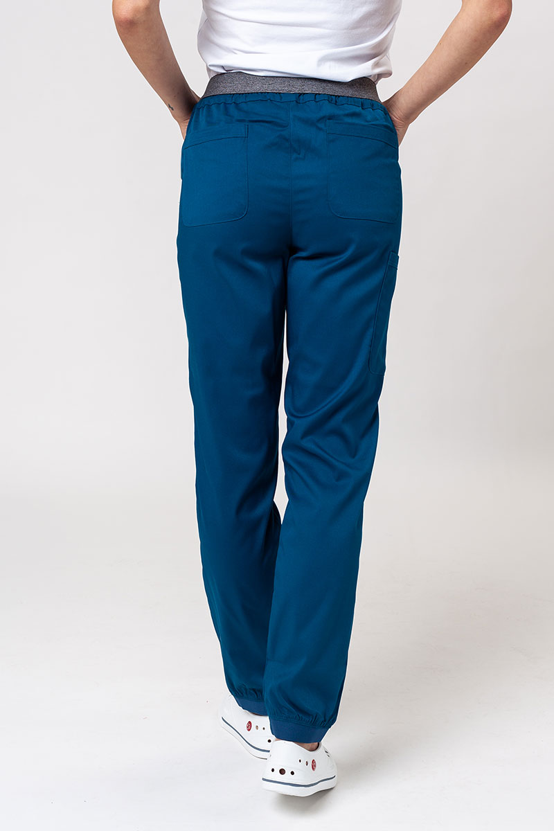 Dámské lékařské kalhoty Maevn Matrix Contrast semi-jogger karaibsky modré-1