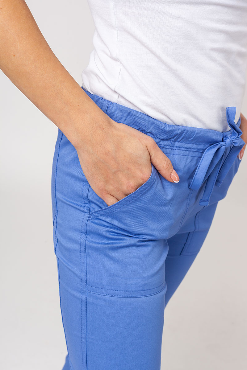 Lékařské dámské kalhoty Cherokee Core Stretch Mid Rise klasicky modré-2