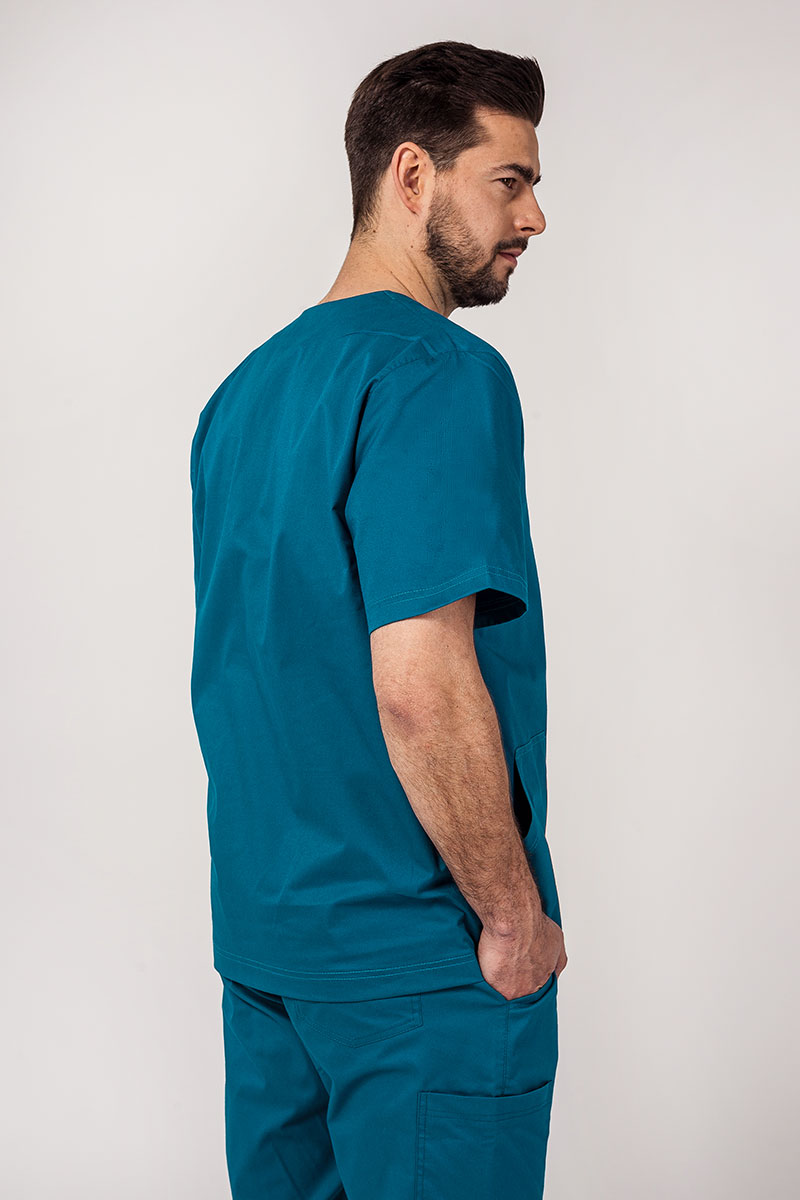 Lékařská halena Sunrise Uniforms Active Flex karaibsky modrá-3