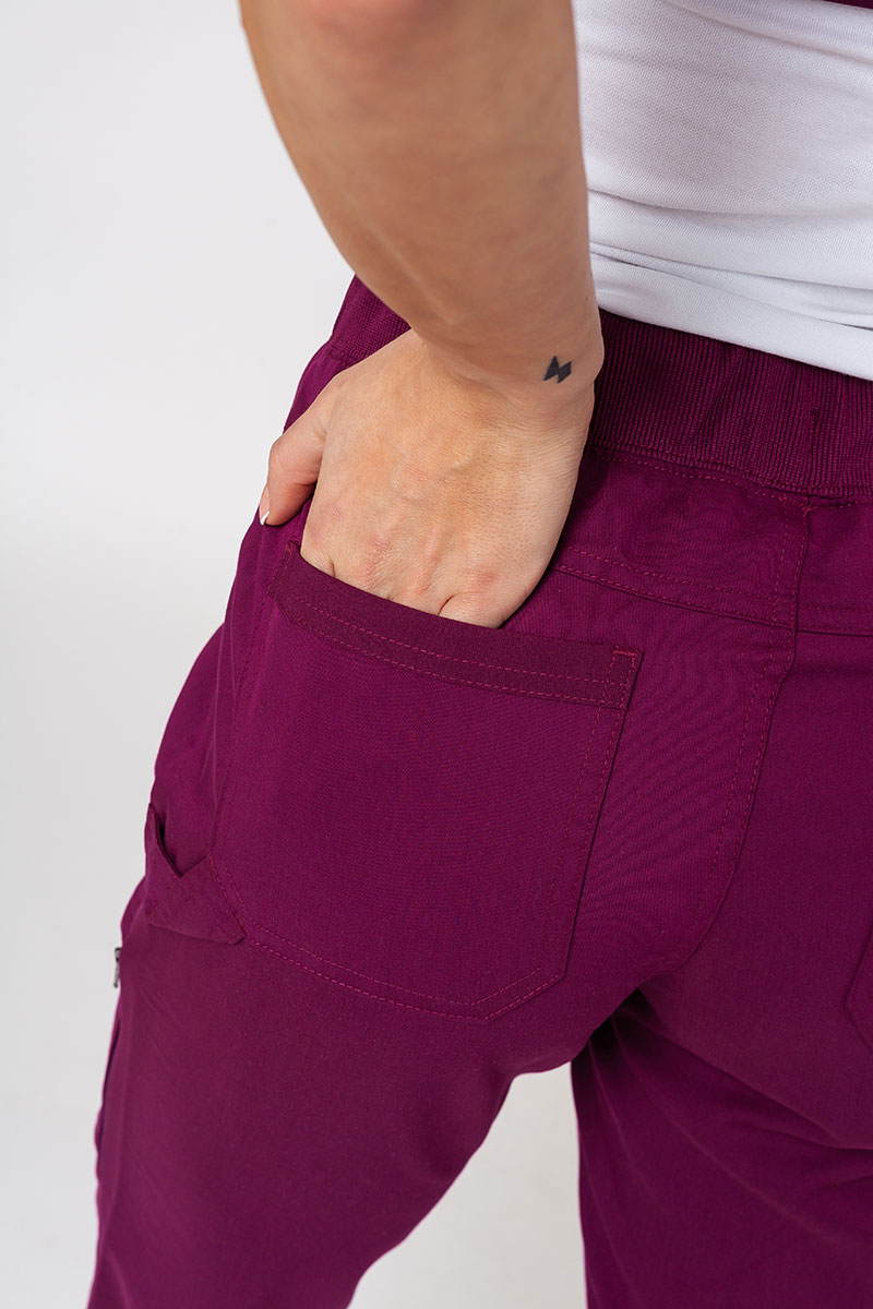 Lékařské dámské kalhoty Dickies Balance Mid Rise třešňové-5