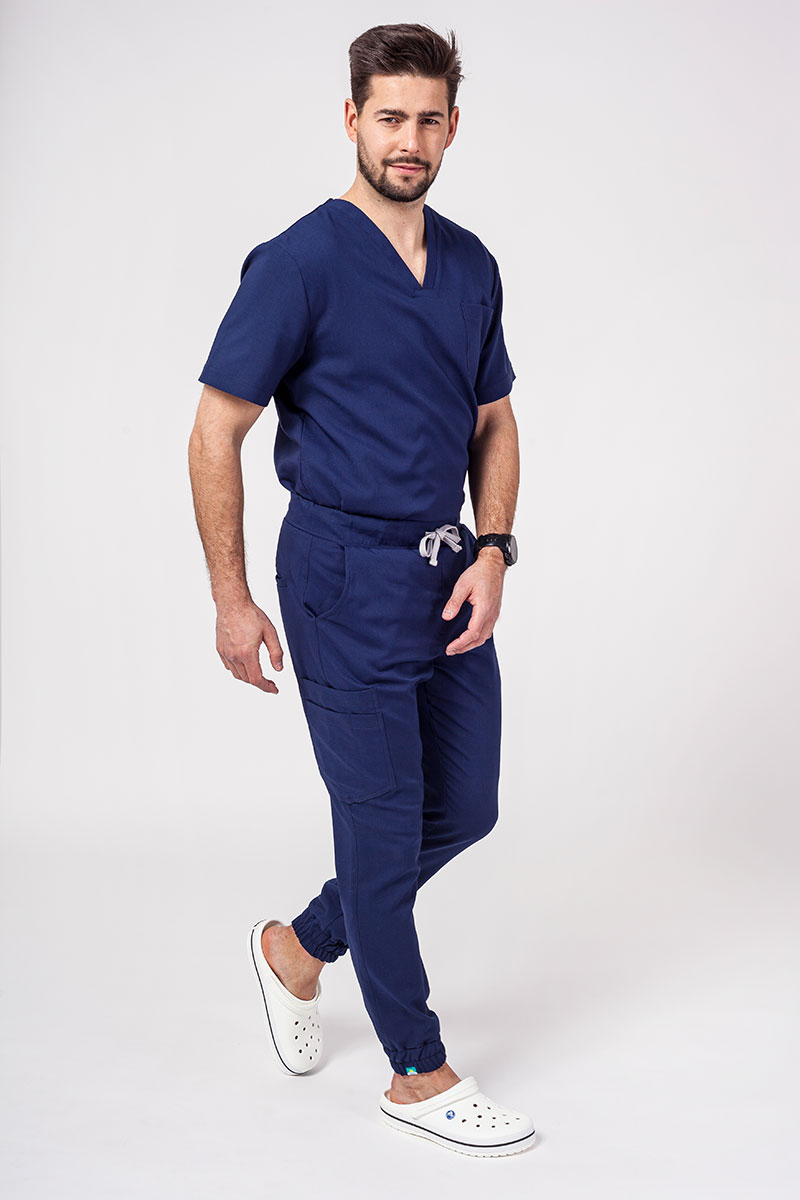 Lékařská halena Sunrise Uniforms Premium Dose námořnická modř-1