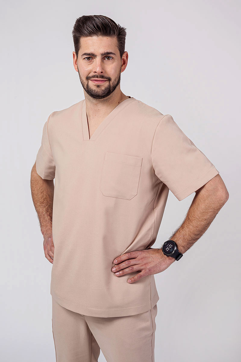 Lékařská souprava Sunrise Uniforms Premium Men (halena Dose, kalhoty Select) béžová-4