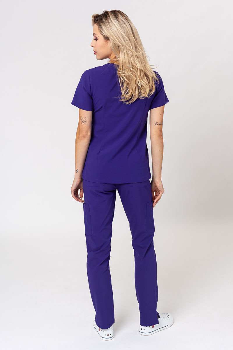 Lékařské dámské kalhoty Maevn Momentum 6-pocket fialové-8